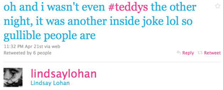 Illustration for article titled 20 Things Lindsay Lohan Says She Didn't Do